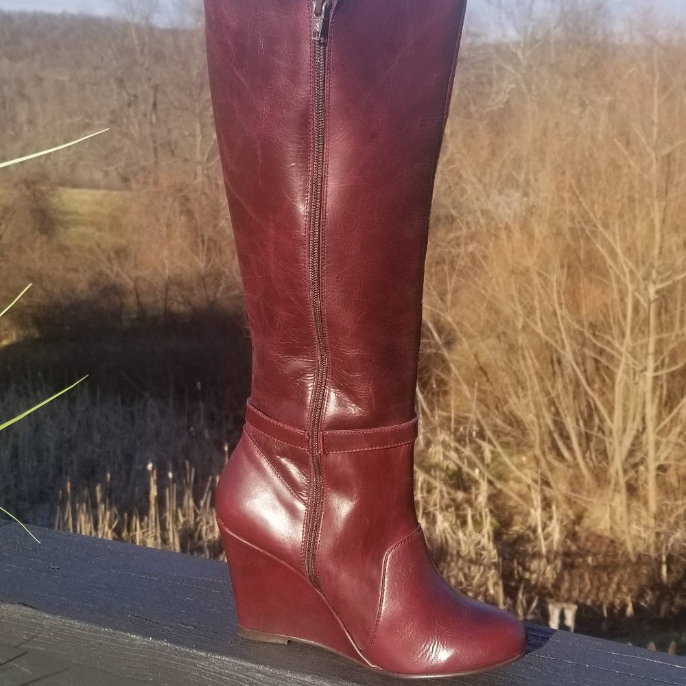 Sangria Knee High Boots - Picture 5 of 11